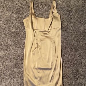 Gold Calvin Klein Dress